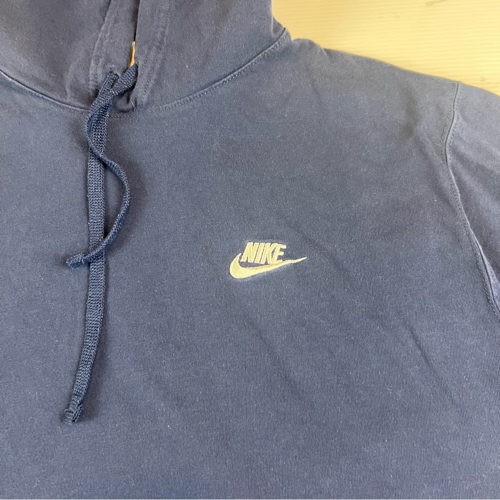 Nike Sportswear Club Mid-Navy Jersey Pullover Hoodie, Size XL - Picture 4 of 13